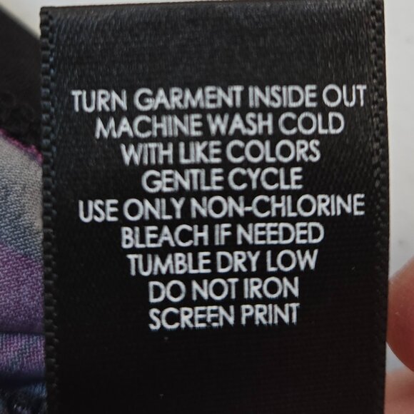 76-24 Torrid Black Purple Plaid Babydoll Top Blouse Women’s Size 1 XL(14/16) - Picture 8 of 8